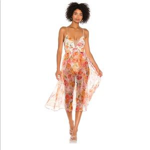 For Love and Lemons Peony Maxi Dress NWT